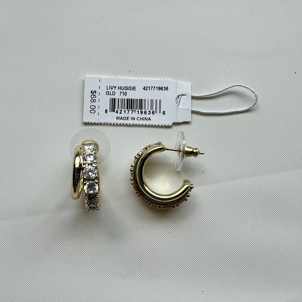 Kendra Scott Gold Livy Huggie Hoops